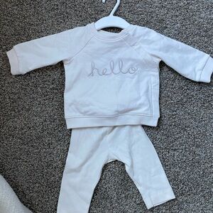 H&M Organic Cotton Baby Garment in White